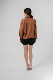 Fior Blouse Mocca