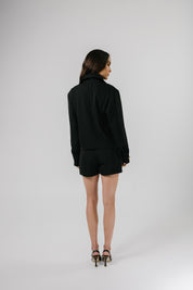 Fior Blouse Black