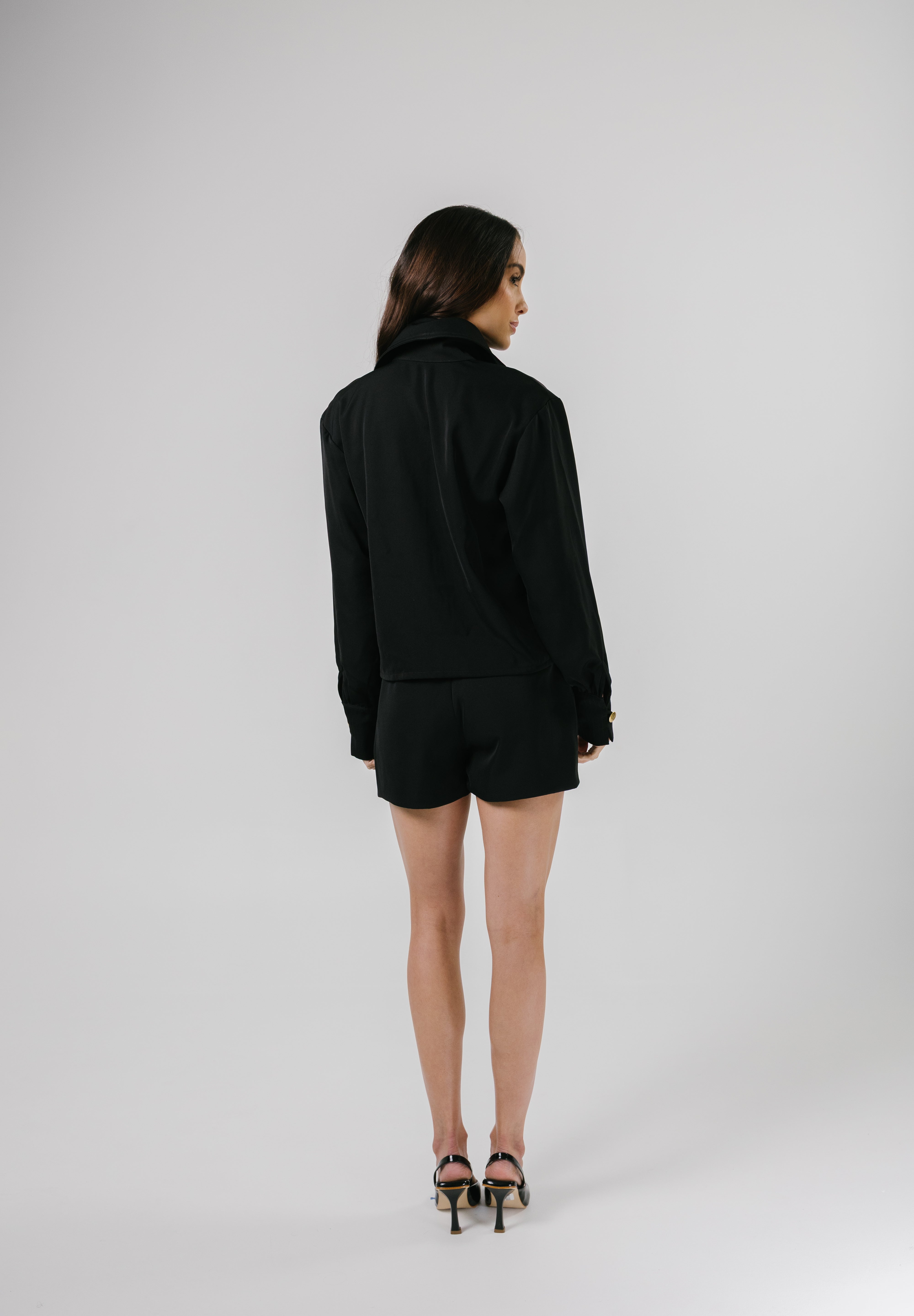Fior Blouse Black
