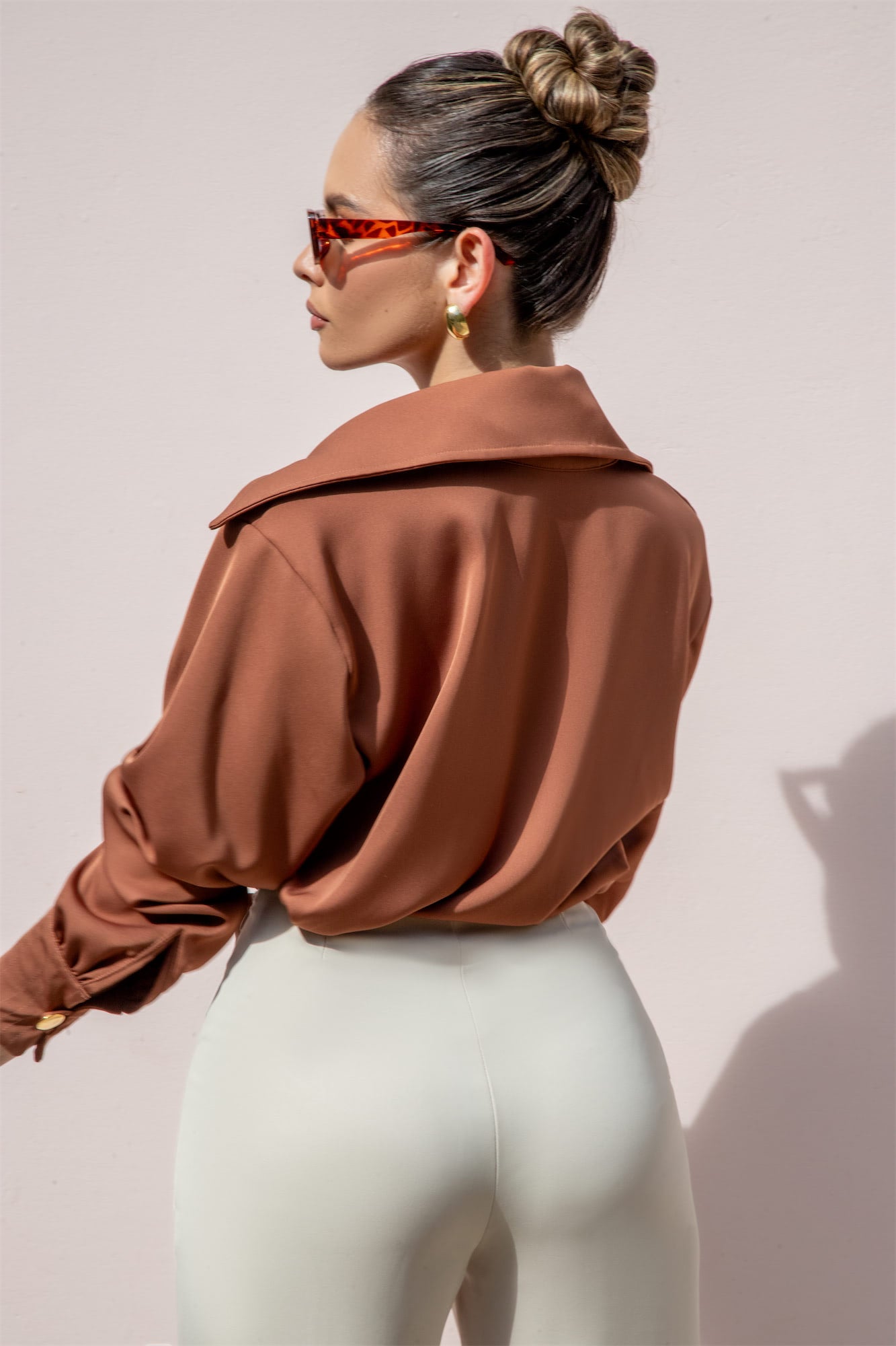Fior Blouse Mocca